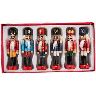 Kurt Adler tr? n?ddekn?kker ornament s?t 5-tommer h?jde flerfarvet tr?