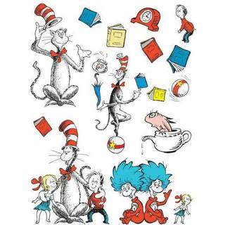 Eureka Dr. Seuss katten i hatten Store Bulletin Board -s?t og klasseledelsesdekorationer til l?rere 15 pc'er