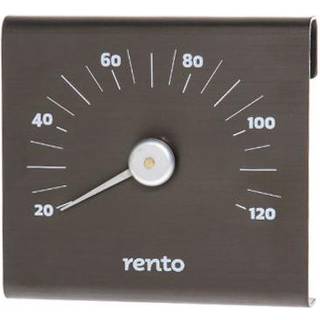 Afslappet Saunatermometer, aluminium, tjære