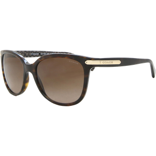 Coach HC8132 L109 529113 57 Solbriller Kvinder Tortoiseshell - Dark Tortoise - 57mm