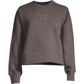 Casall Women's Boxy Crew Neck Sweatshirt Light Sand, L