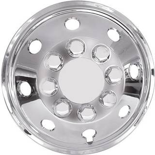 Hjulkapsler 4 stk. - Krom Konveks Design - Str. 16" - Hurtig levering
