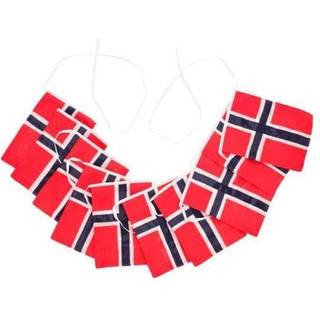 Flagranke NO 5,4 meter Rød/Hvid/Blå Polyester