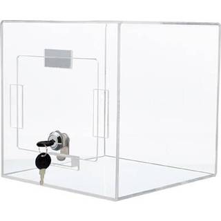 Tip Box, firkantet, transparent