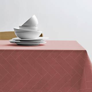 Södahl Tiles Damask Dug 140x270 cm Old Rose