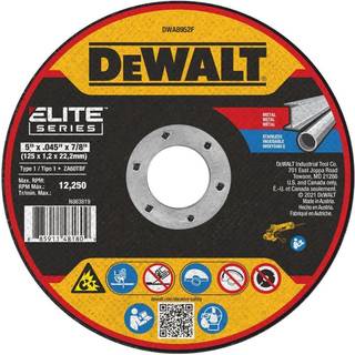DEWALT DWA8952F T1 XP CER Fast Cut-Off Wheel 5 """" X 0,045 """" X 7/8 """"