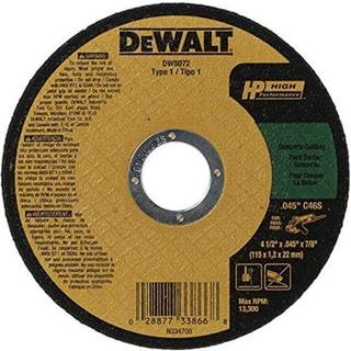 Dewalt tilbehør DW8072 4.5X.045 X7/8 Cut Wheel