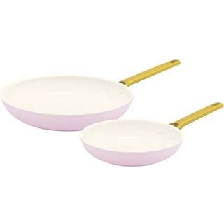 GreenPan Padova stegepandesæt 20 + 26 cm Blush pink