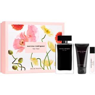 Narciso Rodriguez - For Her Eau de Toilette Sæt - 100 ml +10 ml + Body Lotion