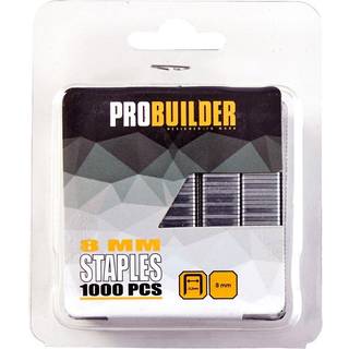 Hæfteklammer 8 mm nr. 10J 1000 stk. - Probuilder