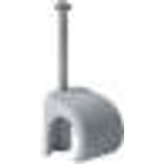 Kabelclips til 7-9mm kabel 25mm søm grå - 100 stk.