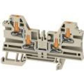 Weidmüller Push in 4-pol 2,5mm beige