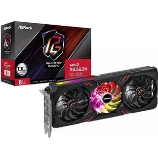 ASRock Radeon RX 7600 Phantom Gaming OC - 8GB GDDR6 RAM - Grafikkort