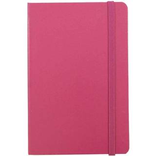JAM PAPIR Hardcover notesbog med elastik - Rejsestrrelse Journal - 4 x 6 - Pink Berry - 70 forede ark - Slges enkeltvis