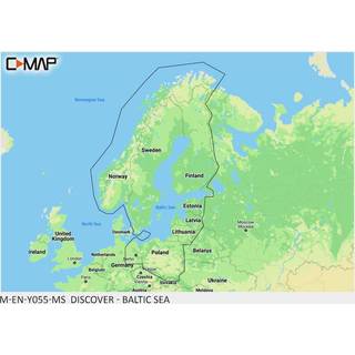 Elektronisk søkort C-MAP Discover - Sverige, Finland, Norge &amp; Østersøen