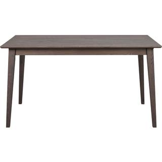 Rowico Filippa spisebord (L140 x B90 x H74 cm, uden tillægsplade, brunlakeret eg)