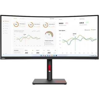 34" Lenovo ThinkVision T34w-30 - 3440x1440 - VA - 75W USB HUB