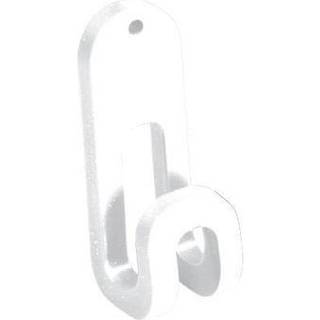 Ophængningskroge Nuova Rade Store-All, 7.5 x 3 cm, hvid, 2-pak, uden beslag