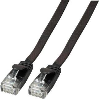 Efb Nordic Patch kabel flad kat6a utp sort 3m