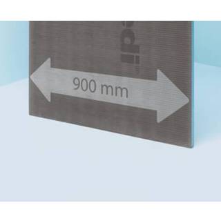 wedi XL byggeplade, 900 x 2500 x 50 mm