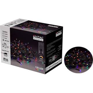 Lyskæde Julelys Med Fjernbetjening | Udendørs | Timer | Sensor | RGB