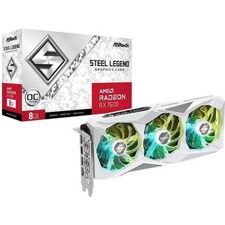 ASRock Radeon RX 7600 Steel Legend - 8GB GDDR6 RAM - Grafikkort