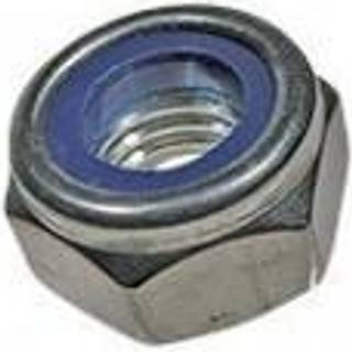 Bossard sikringsmøtrik M20 DIN 985. Lav type. Syrefast A4 50 stk