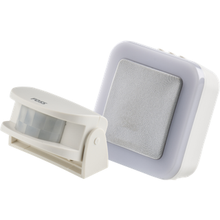 Trend Automatic Dørklokke Batteri Trådløs Med Pir Sensor Hvid - 102035