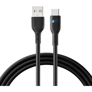 Joyroom USB-A til USB-C hurtigopladningskabel, 2,4A, 2m - Sort
