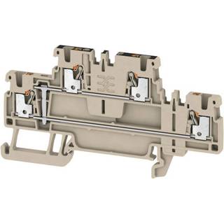 Weidmüller Gennemgangsklemme a2t 1.5 vl beige