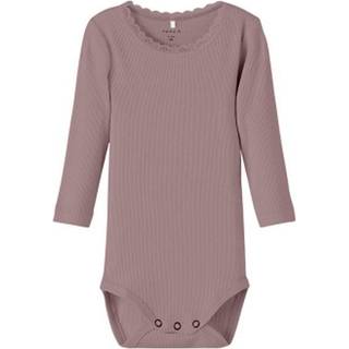 Langærmet Ribstrikket Bodystocking