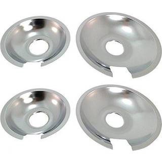 Grundl?ggende om k?kken 101 lavet i USA 715877 og 715878 Udskiftningsomr?de COOKTOP DRIP PANS TIL JENN AIR-Inkluderer 2 6-tommer og 2 8-tommer PA
