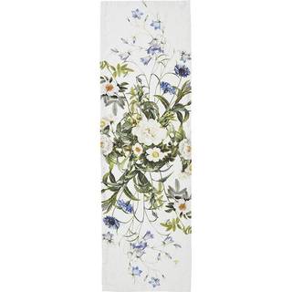 Hør bordløber fra JIM LYNGVILD - BLUE FLOWER GARDEN