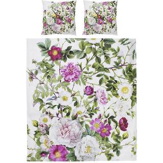 Økologisk luksus dobbelt sengetøj fra JIM LYNGVILD - ROSE FLOWER GARDEN 2x2,2