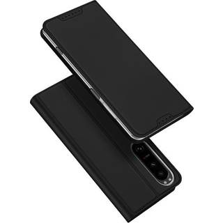 Sony Xperia 1 V - DUX DUCIS skin pro læder cover - Sort