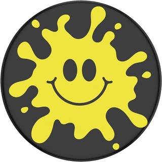 Popsocket m. aftageligt greb - gul/sort