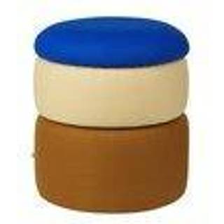 Broste Copenhagen Pond puf 42 cm Blue/Sand/Ochre