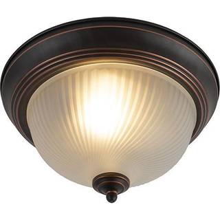 Klassisk loftslampe brun opal - Classico