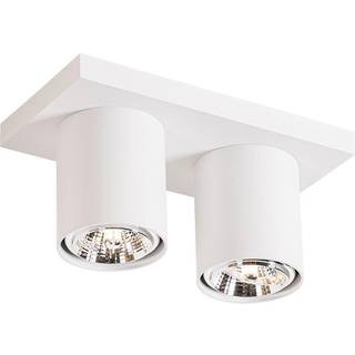 Moderne loftspot hvidt 2-lys - Tubo