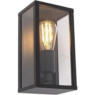 Industriel væglampe sort 26 cm IP44 - Charlois
