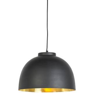 Pendellampe sort med messingindvendig 40 cm - Hoodi