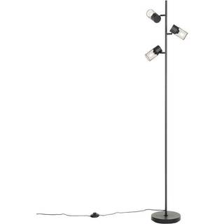 Industriel gulvlampe sort 3-lys - Jim