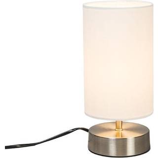 Moderne bordlampe hvid rund 12 cm dæmpbar - Milo 2