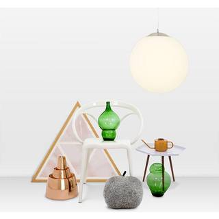 Moderne pendellampe glas 40 cm - Ball