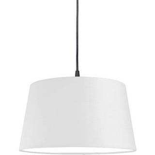 Moderne pendellampe sort med hvid skærm 45 cm - Pendant
