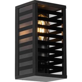 Moderne udendørs væglampe sort 26 cm IP44 - Reims