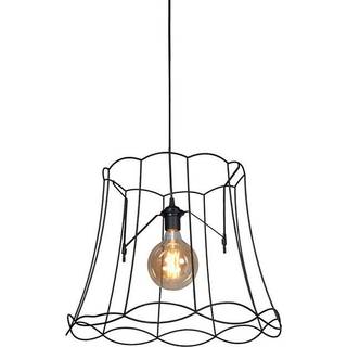 Retro hængende lampe sort 50 cm - Granny Frame