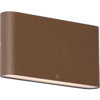 Moderne udendørs væglampe rustbrun 17,5 cm inkl. LED IP65 - Batt