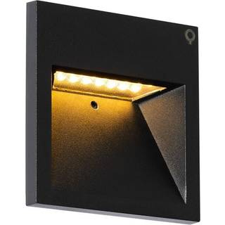 Moderne væglampe sort inkl. LED - Gem 2