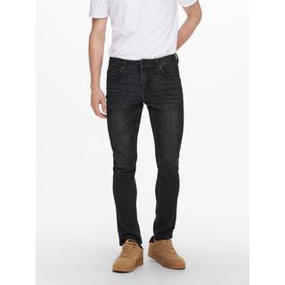 Loom Life Slim Jeans - Sort Denim - Slim fit - Herre - 29/32 - Only & Sons